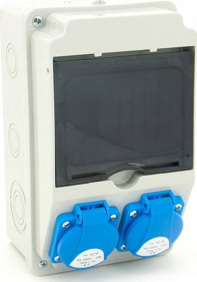 Ndërprerës kopshti ELS 2*GS 230V 6NO200, për panele, gri