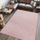 Tapet drejtkëndor Heinner Home Dover, 200 x 300 cm, 1200 g/m², rozë