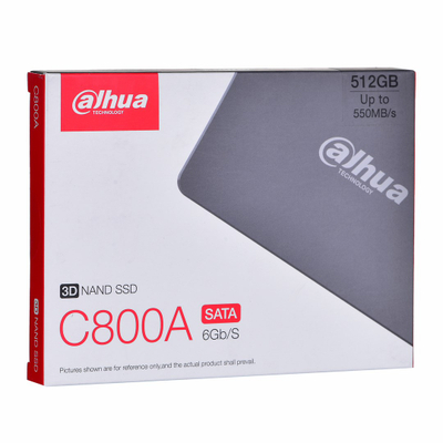 SSD Dahua C800AS512G, 512GB, SATA, ngjyrë e zezë