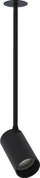 Llambë e varur Nowodvorski Mono Surface Long M, GU10 LED 10W, cilindrike, e zezë