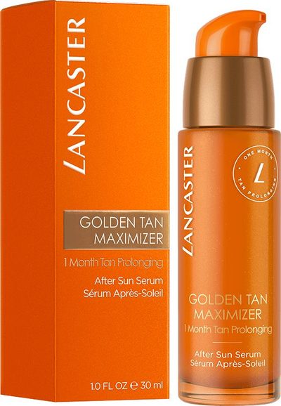 Serum pas dielli Lancaster Golden Tan Maximizer për fytyrë, pas nxirjes