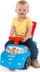Makinë lodër hipje Smoby Paw Patrol, me timon, me dorezë për shtyrje, blu