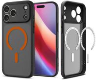 Mbështjellës telefoni Spigen Ultra Hybrid MagFit Frost, për iPhone 17 Pro Max, MagSafe, transparent
