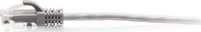 Kabllo interneti C2G Cat6a Slim, 0.3m, RJ45, gri
