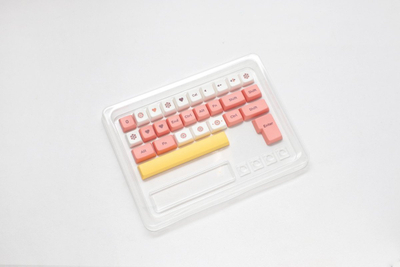 Капачиња за тастатура Ducky DCA132, сет од 132 копчиња, PBT, без позадинско осветлување, повеќебојни Daisy