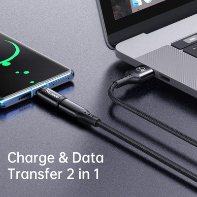 Adapter Mcdodo Lightning në USB C, 3A, 480Mbps, i zi