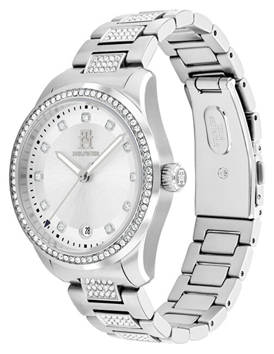 Orë për femra Tommy Hilfiger TH 85 Crystals 1782757, e argjendtë