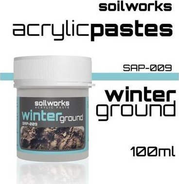 Pastë akrilike modelimi Scale75 Soilworks Winter Ground, për terren dimror, 100ml