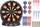 Tabllo elektronike darts Enero 43 cm, 18 lojëra, me shigjeta, e zezë