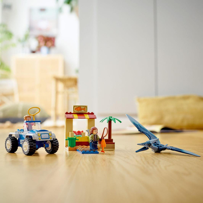 Lodër ndërtesë Lego Jurassic World Pteranodon Tracking 76943, set ndërtimi, me dinosaur