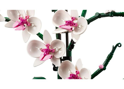 Set LEGO Icons Orchid 10311, 608 copë, model dekorativ lule orkide, shumëngjyrësh