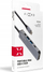 HUB USB C Fixed Mini 5n1, HDMI 4K, Power Delivery 100W, gri