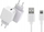 Karikues universal CoreParts MBXUSB-AC0012 për pajisje mobile, me dalje USB, i bardhë