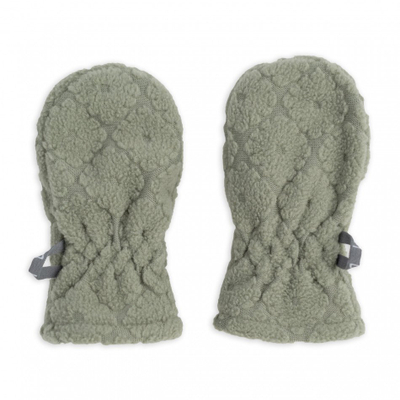 Детски ракавици Lodger Fleece Elm, 1–2 години, боја sage