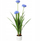 Bimë artificiale Agapanthus me vazo, 120 cm, lule të bardha, e madhe
