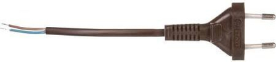 Kabllo lidhëse Zamel pa çelës SP-190/2X0,5/-BRA, 190cm, e kaftë