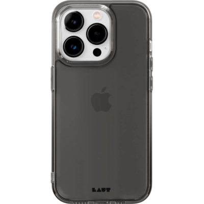 Kapak telefoni LAUT Crystal Matter X për iPhone 15 Pro Max, 6.7", MagSafe, i zi transparent