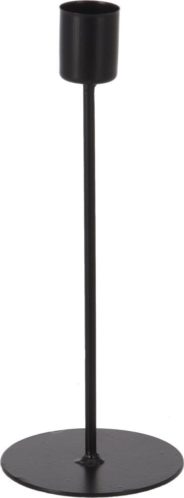Mbajtëse qirinjsh Home Styling Collection Candlestick, 20.5 cm, metal, e zezë