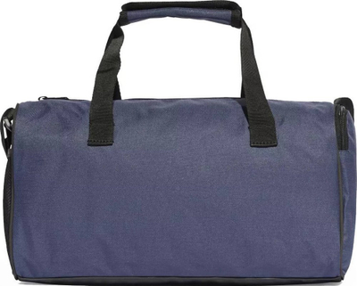 Çantë sportive Adidas Linear Duffel XS HR5346, me fund të përforcuar, që s’e merr uji, blu navy