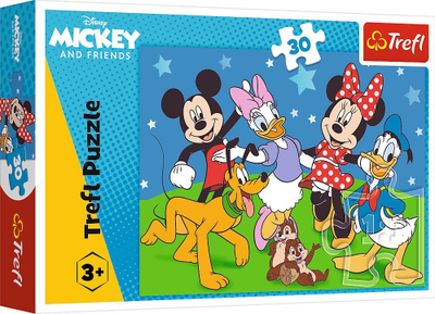 Puzzle Trefl Mickey Mouse and Friends, 30 pjesë, për fëmijë