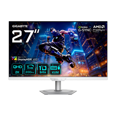 GIGABYTE M27Q2 QD ICE монитор, 27”, QHD, 200Hz, бел