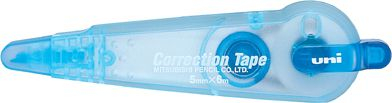 Коректорна лента Uni Mitsubishi Pencil, 6м/5 мм, сина
