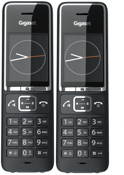 Telefon pa tela Gigaset Comfort 550HX Duo, IP DECT, set me 2 aparate, i zi