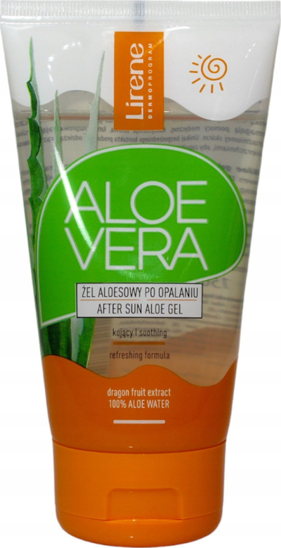 Xhel pas diellit Lirene Aloe Vera, aloe vera, 200 ml, portokall