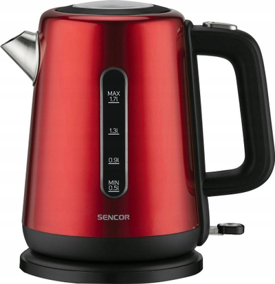 Çajnik elektrik Sencor SWK 1751RD, 1.7L, 2200W, i kuq