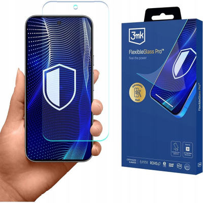 Fletë mbrojtëse 3MK FlexibleGlass Pro v2.0 për Google Pixel 10 Pro XL, xham hibrid, mbulim i plotë, transparent