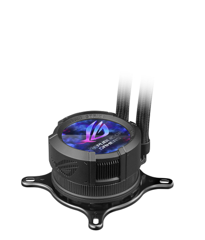 Ftohës liquid për procesor ASUS ROG STRIX LC III 360 ARGB, 360 mm, LCD, i zi