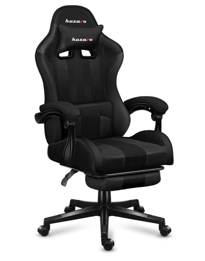 Karrige lojërash Huzaro Force 4.7 Carbon Mesh, e zezë
