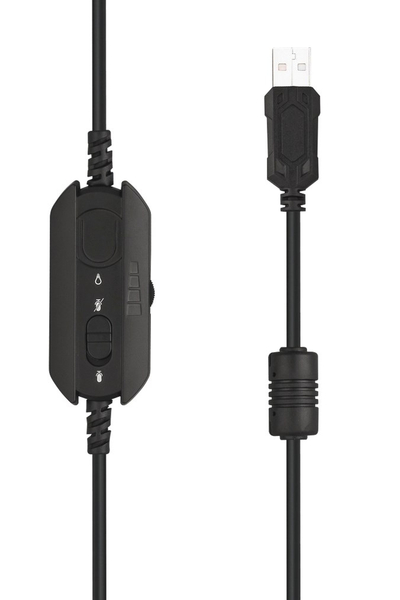 Kufje me mikrofon Defender Cosmo Pro 7.1, USB, 50mm, të zeza