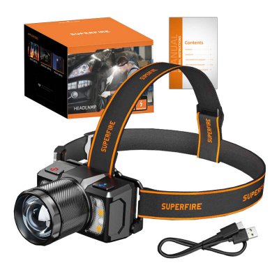 Fener koke Superfire HL25, 700lm, USB C, i zi