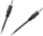 Kabllo AUX, Jack 3.5 mm - Jack 3.5 mm, 10 m, e zezë