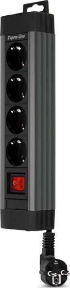 Zgjatues elektrik REV 0014412513, me 4 dalje, kabllo 1.9 m, i zi