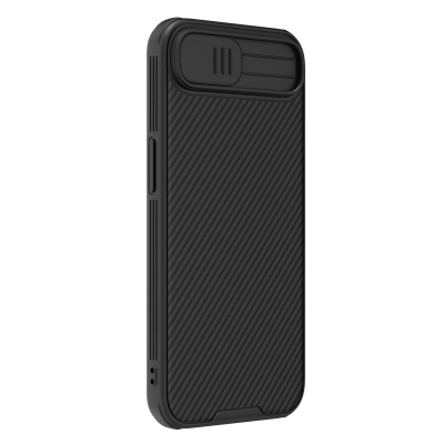 Футрола Nillkin CamShield Pro за iPhone 16e, со заштита за камера, MagSafe, црна