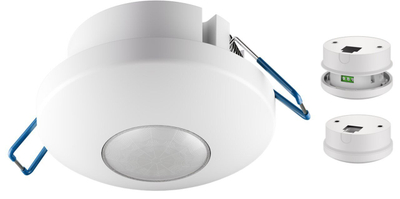 Sensor lëvizjeje Goobay 2 në 1, PIR 360°, i bardhë