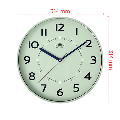 Orë muri MPM Quality Heikki E01.4429.40, e bardhë