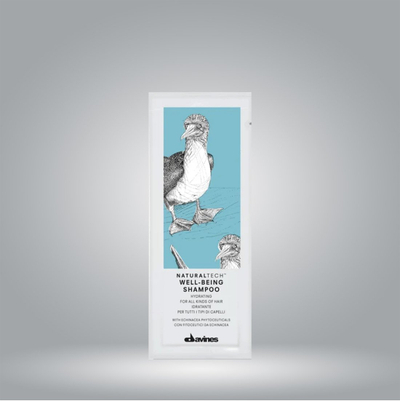 Set shampo flokësh Davines Naturaltech Well Being, hidratues, 12x12 ml