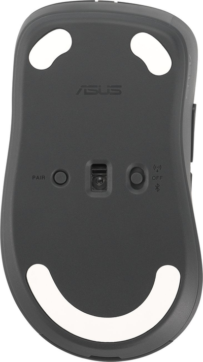 Maus wireless Asus MD102, 2.4 GHz, Bluetooth, gri e errët
