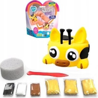 Set modelimi me argjilë Squishy Hero SquiRaff Okto, me dritë, shumëngjyrësh