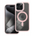 Mbrojtëse telefoni OEM Mag Cover për iPhone 15 Pro Max, MagSafe, rozë transparente