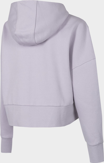 Bluza 4F Warm Top, për goca, me kapuç, vjollcë