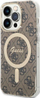 Set mbrojtës Guess GUBPP14XH4EACSW për iPhone 14 Pro Max 6.7", karikues wireless MagSafe, kafe