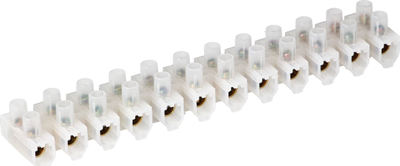 Shirit lidhës elektrik ECO 12 rrugë, deri 25mm², transparent
