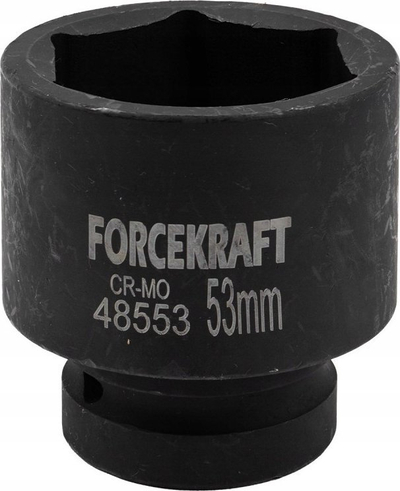 Çelës goditës Forcekraft Impact Socket 1", 54mm, profil 6 këndor, çelik Cr Mo