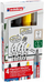 Set markera flipchart Edding 385, 4 copë, shumëngjyrësh