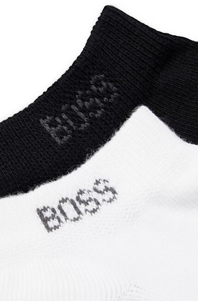 Çorape BOSS Bodywear Trainer, 5 palë, të zeza dhe të bardha