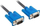 Kabllo VGA Lanberg M/M, 1.8m, me ferrit, i zi
